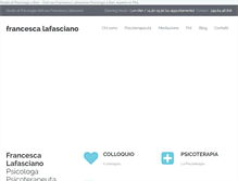 Tablet Screenshot of francescalafasciano.it